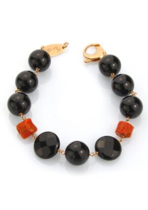 bracciale agata nera