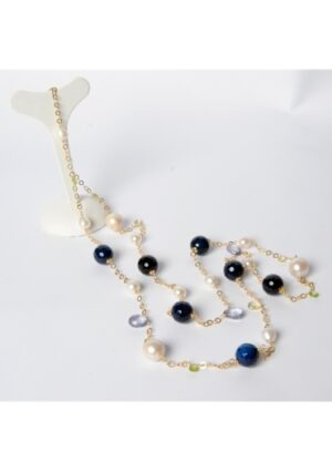 Collana Agata blu