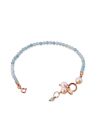 Bracciale rugiada, Acquamarina milk BR1790