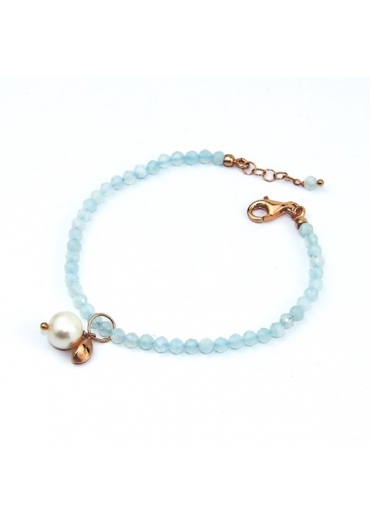 Bracciale acquamarina milk BR1544