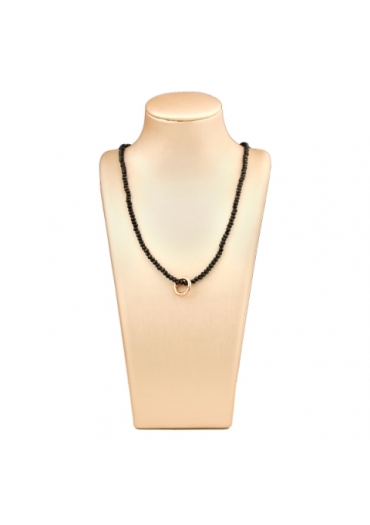 Collier agata nera CN3475