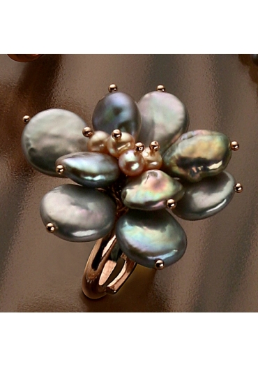 Anello perle acqua dolce AN247