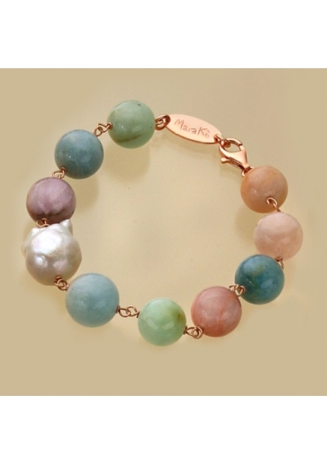 Bracciale acquamarina multicolor BR1333