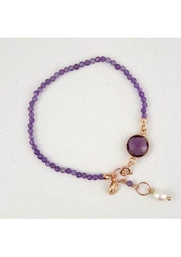 Bracciale acquarelle ametista BR1768