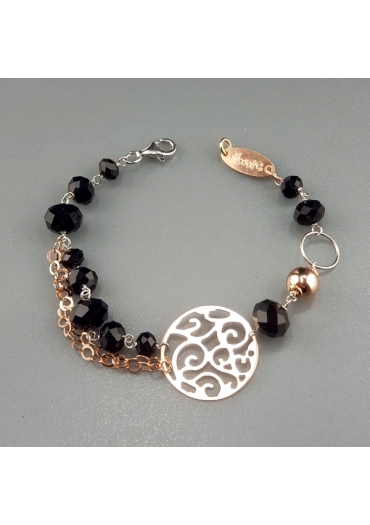 Bracciale agata nera BR0754