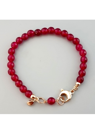 Bracciale Easy agata ruby 6 mm BR1923