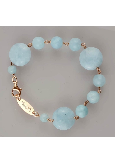 Bracciale acquamarina milk br1625